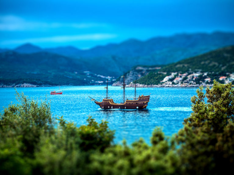 "Pirate Ship (Tilt Shift)" Photo by Marjan Lazarevski CC BY-ND 2.0